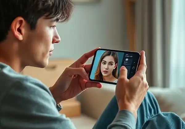 استخدام الذكاء الاصطناعي في تطبيق Meitu لتحسين الصور الشخصية.